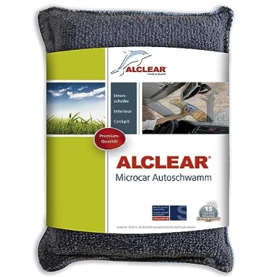 Afbeelding van ALCLEAR 950014 Microfiber autospons Microcar, tegen beslagen ruiten, anti condens zicht in plaats van gevaar ongevallen, antraciet blauw