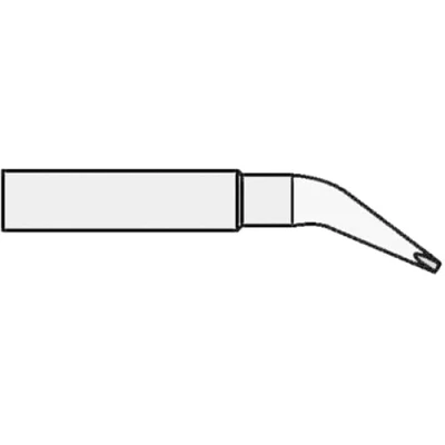 Afbeelding van Weller XNT HX soldeerpunt Beitelvorm, gebogen Grootte 0.8 mm Lengte soldeerpunt: 37 Inhoud: 1 stuk(s)