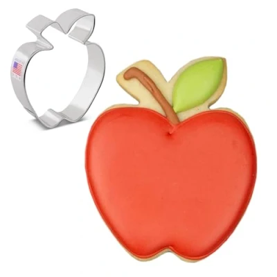 Afbeelding van Ann Clark Cookie Cutters Appel Koekjesvorm, 8,9 cm