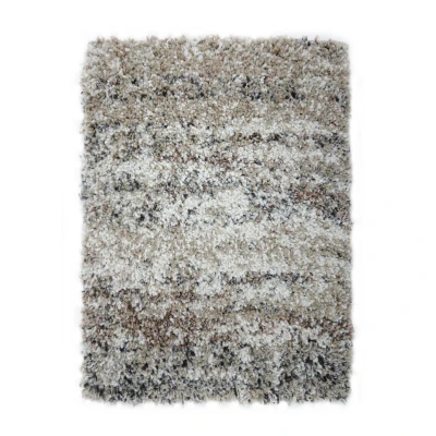 Afbeelding van Hoogpolig vloerkleed Malta Taupe/Gemeleerd 6828 240x340cm Antoin Carpets