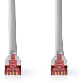 Afbeelding van CAT6 kabel RJ45 Male SF/UTP 2.00 m Rond PVC Grijs Nedis