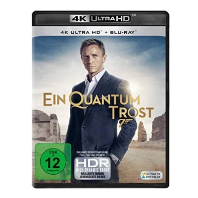 Afbeelding van James Bond Ein Quantum Trost (4K Ultra HD) (+ Blu ray 2D)