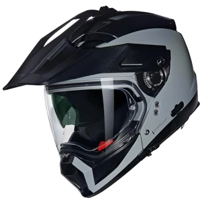 Afbeelding van Nolan N70 2X 06 Classico N Com Motorcross Helm, grijs, afmeting M voor man