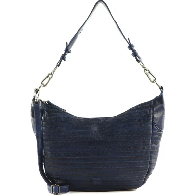 Afbeelding van FREDsBRUDER Leren Schoudertas Flowow Shoulderbag Arctic Night Donkerblauw