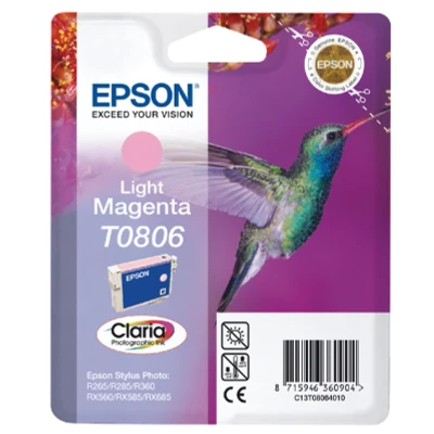 Afbeelding van Epson Inktcartridge T0806 lichtrood