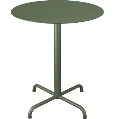 Afbeelding van Houe Pico tuintafel Ø64 Olive green, 4 ster onderstel