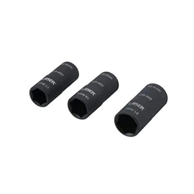 Afbeelding van Laser Gereedschap 8214 Double Ended Beschadigd Wiel Moer Socket Set 3st