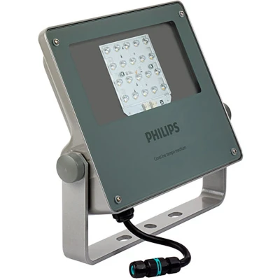 Afbeelding van Philipsilips coreline tempo medium led schijnwerper 63w 4000k 8000lm 861cd cri70 79 breedstr 41 80graden ip66 70 000uur asymm grijs 45588000