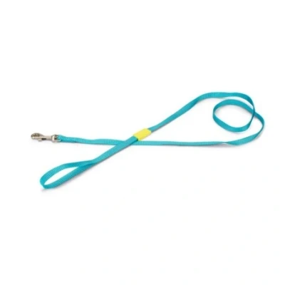 Afbeelding van BZ nylon hondenriem uni lichtblauw 120 cm X 10mm