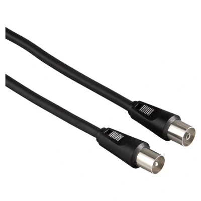 Afbeelding van Goobay IEC (m) (v) coaxkabel / recht zwart 5 meter