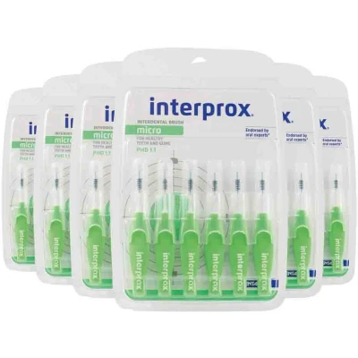 Afbeelding van 6x Interprox Ragers Micro Groen PHD 1.1 6 stuks