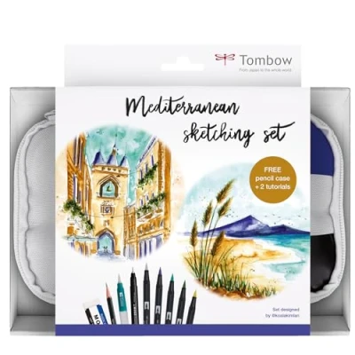 Afbeelding van Tombow Mediterranean Sketching set MONOURBANSET