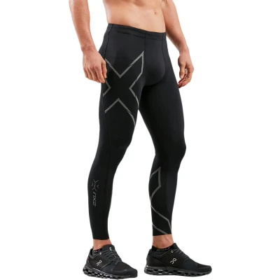 Afbeelding van 2XU Light Speed Compression Tights Hardloopbroek lang Compressieondersteuning voor adductoren, bilspieren, quadriceps, hamstrings en kuitspieren