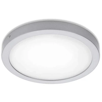 Afbeelding van Briloner Leuchten LED opbouwlamp, plafondlamp, plafondlamp 21 watt, 2.000 lumen, 3.000 Kelvin, rond, chroom mat Ø 30cm