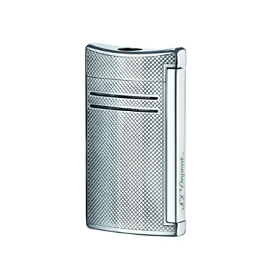 Afbeelding van S.T. Dupont Maxijet aansteker, geborsteld chroom P 65 x 37 14 mm chroomrooster