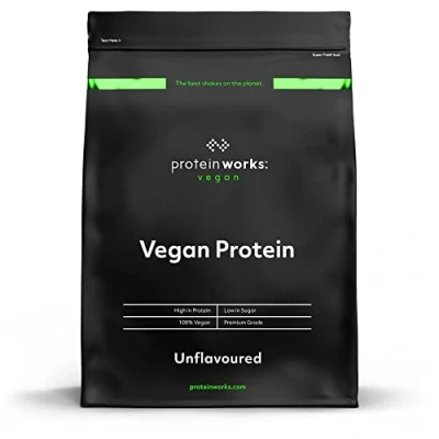 Afbeelding van Vegan Proteïne Poeder Smaakneutraal 100% Plantaardig &amp; Natuurlijk Glutenvrij Geen Wreedheid Low Fat Shake Protein Works 1kg