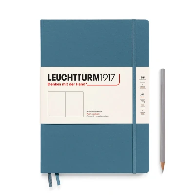 Afbeelding van Leuchtturm 1917 Hardcover B5 18 x 25.5 cm Notitieboek Pacific Green Blanco