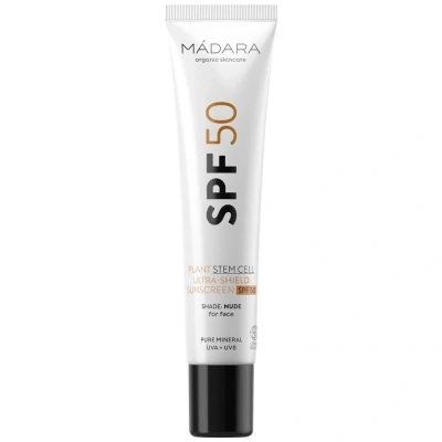 Afbeelding van MÁDARA SPF50 Plant Stem Cell Ultra Shield Sunscreen 40 ml zinkoxide UVA/UVB bescherming