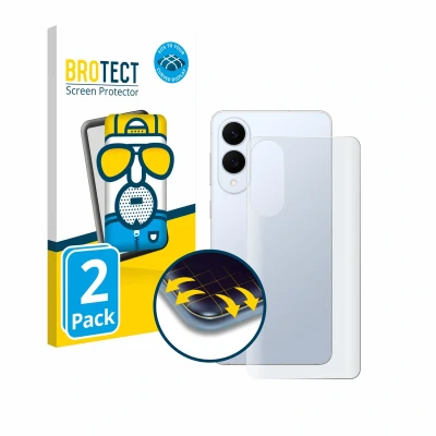 Afbeelding van BROTECT Screenprotector voor Samsung Galaxy S25 Edge (Achterkant) Folie Beschermfolie matte volledig dekking (2 Stuks)