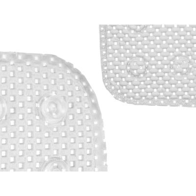 Afbeelding van Antislipmat voor in de douche Grijs PVC 53 x 52,5 1 cm (6 Stuks)
