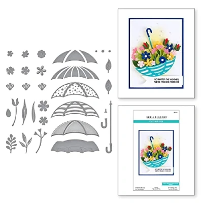 Afbeelding van Spellbinders Umbrella Bloom Etched Dies (S5 554)