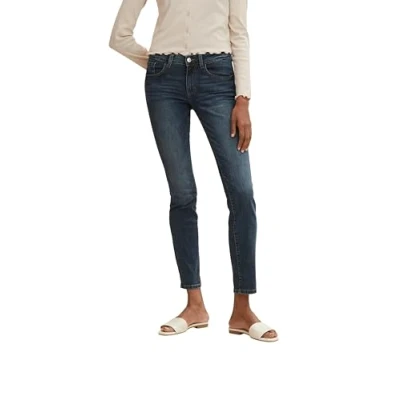 Afbeelding van TOM TAILOR Dames jeans 202212 Alexa Skinny, 10282 Dark Stone Wash Denim (new), 34W / 30L
