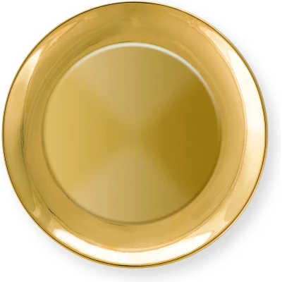 Afbeelding van Dinerbord VT Wonen Gold 20 cm (Set van 2)