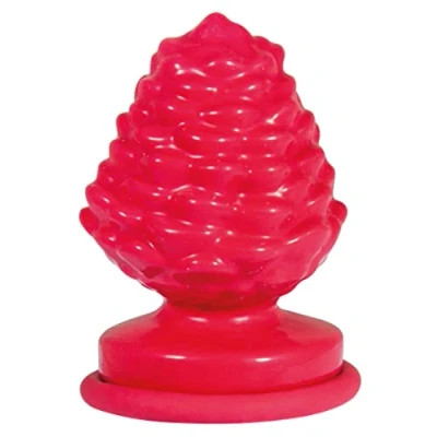 Afbeelding van Rayher 34389000 latex gietvorm dennenappels, afmetingen met sokkel 7 x 8,5 cm, vulbaar creatief beton, raysin, gipspoeder, keramisch poeder, zeep, was, rood