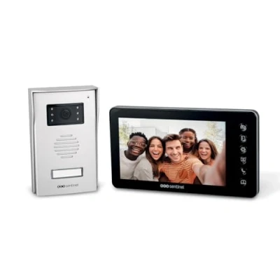 Afbeelding van SCS Sentinel VisioFirst 7 bekabelde video intercom LCD scherm, nachtzicht, slag en poortbediening, eenvoudige installatie, modern design, veiligheid dagelijks comfort 3 jaar garantie