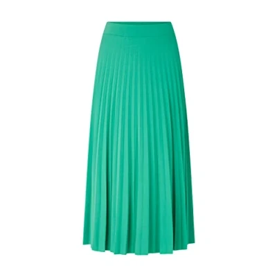 Afbeelding van TOM TAILOR Dames Midi Rok 1035238, 31032 Vivid Leaf Green, 32