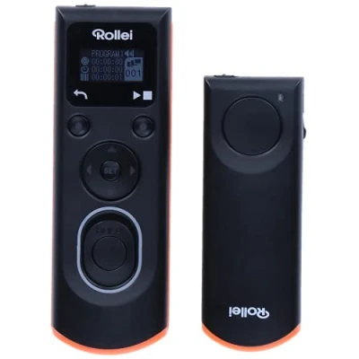 Afbeelding van Rollei draadloze afstandsbediening voor Nikon maakt afstandsbediening, langdurige belichting, seriebeeld en tijdsinterval opnamen van je (fabrikant) DSLM/DSLR camera, verlicht lcd display