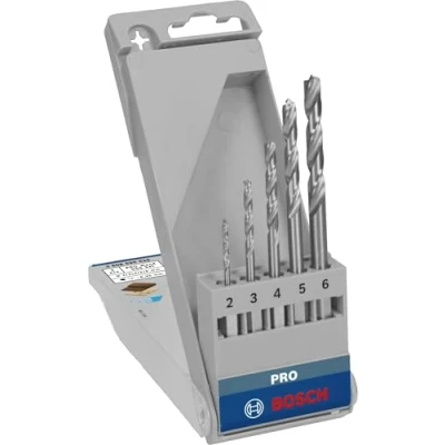 Afbeelding van Bosch Accessories 2608595525 Hout spiraalboorset 5 delig 2 mm, 3 4 6 mm 1/4 (6.3 mm) 1 set(s)