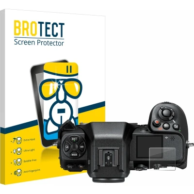 Afbeelding van BROTECT Screenprotector voor Nikon Z 8 (Schouderdisplay) Folie Beschermfolie Beschermglas transparant