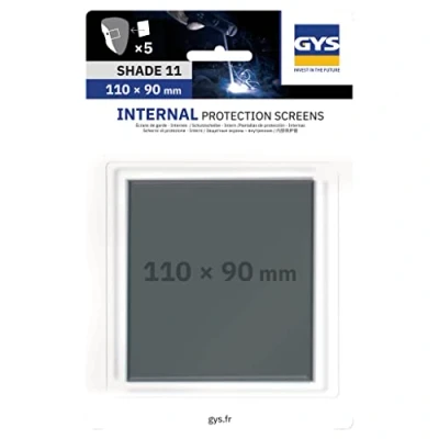 Afbeelding van GYS 040762 5 binnenruiten nr. 11 (90 x 110 mm) FLIP FLAP, geel