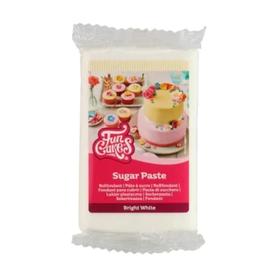 Afbeelding van FunCakes Rolfondant Fondant voor Cupcakes en Taarten Wit 250g