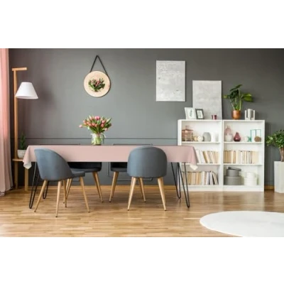 Afbeelding van d c fix Pvc vrij tafelkleed om te vissen Wasdoek vlekbestendig waterdicht modern kunststof voor binnen en buiten 110 cm x 140 rechthoekig