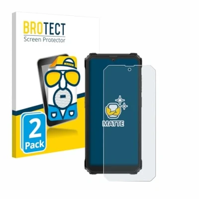 Afbeelding van BROTECT (2 Stuks) Antireflecterende Beschermfolie voor Blackview BV6200 Plus Anti Glare Screen Protector, Mat, Ontspiegelend