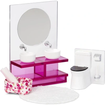 Afbeelding van Lundby Poppenhuis Set Badkamer Met Toilet