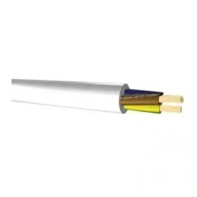 Afbeelding van VMVL snoer H05VV F wit 3G1 mm2 rol 100 meter