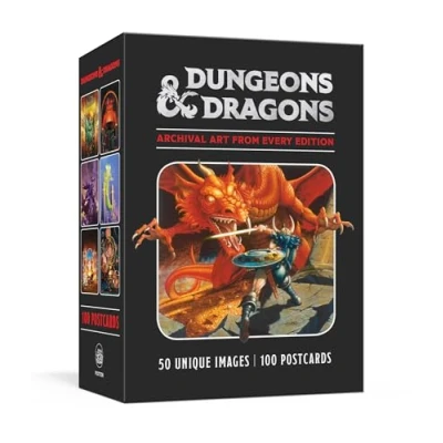 Afbeelding van Dungeons &amp; Dragons 100 Postcards: Archival Art from Every Edition: Postcards (Dungeons