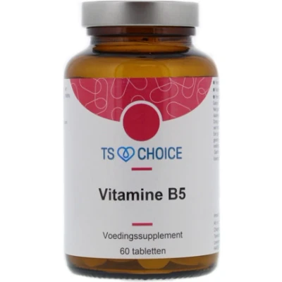 Afbeelding van Ts Choice Vitamine B5 460 Pantotheenzuur, 60 tabletten