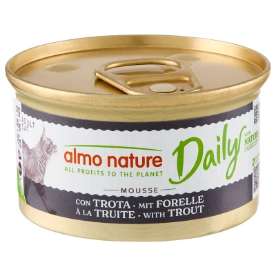 Afbeelding van Almo Nature Daily Mousse Kattenvoer Forel 85 gr