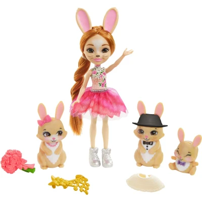 Afbeelding van Mattel Enchantimals Konijnen familie