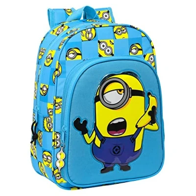 Afbeelding van Schoolrugzak Minions Minionstatic Blauw (26 x 34 11 cm)