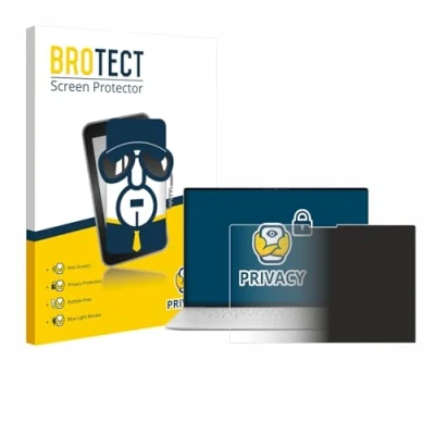 Afbeelding van BROTECT privacy screenprotector voor Dell XPS 13 9350 2024 Folie Beschermfolie Blauwlichtfilter