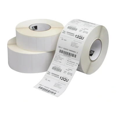 Afbeelding van Zebra 800294 605 Etiket Zwart op wit (102 mm x 33 mm) 12 rollen