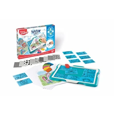 Afbeelding van Maped Creativ Textuur Art Kit met Tekentafel Diverse Ontwerp Leuke Activiteiten Set voor Kinderen 5+