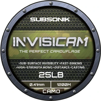 Afbeelding van Sonik Subsonik Invisicam 1200m Maat : 25lb 0.41mm
