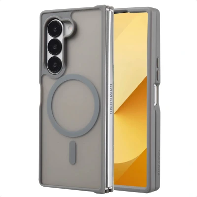 Afbeelding van imoshion Hoesje Geschikt voor Samsung Galaxy Z Fold 6 Color Guard Backcover MagSafe Grijs