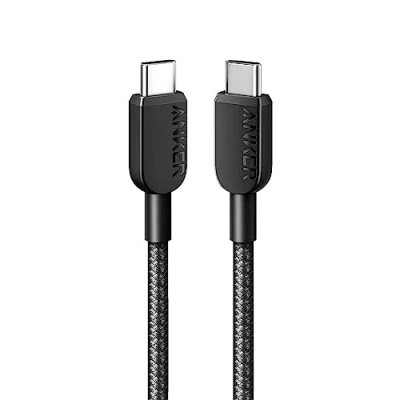 Afbeelding van Anker USB C kabel, 310 (90 cm), (60W/3A) oplaadkabel snel opladen voor Samsung Galaxy S22, iPad Pro 2021, Mini 6, Air 4, MacBook 2020, Switch (USB 2.0)